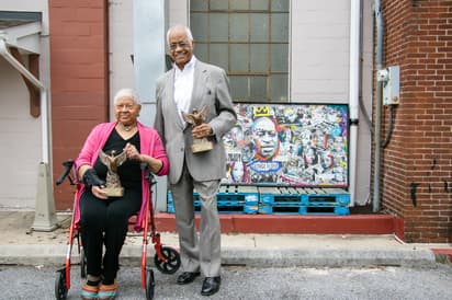 Elizabeth Ford and Ron Ford